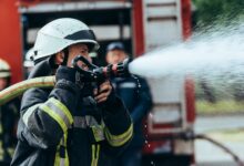 Feuerwehr im Löscheinsatz © Envato Elements